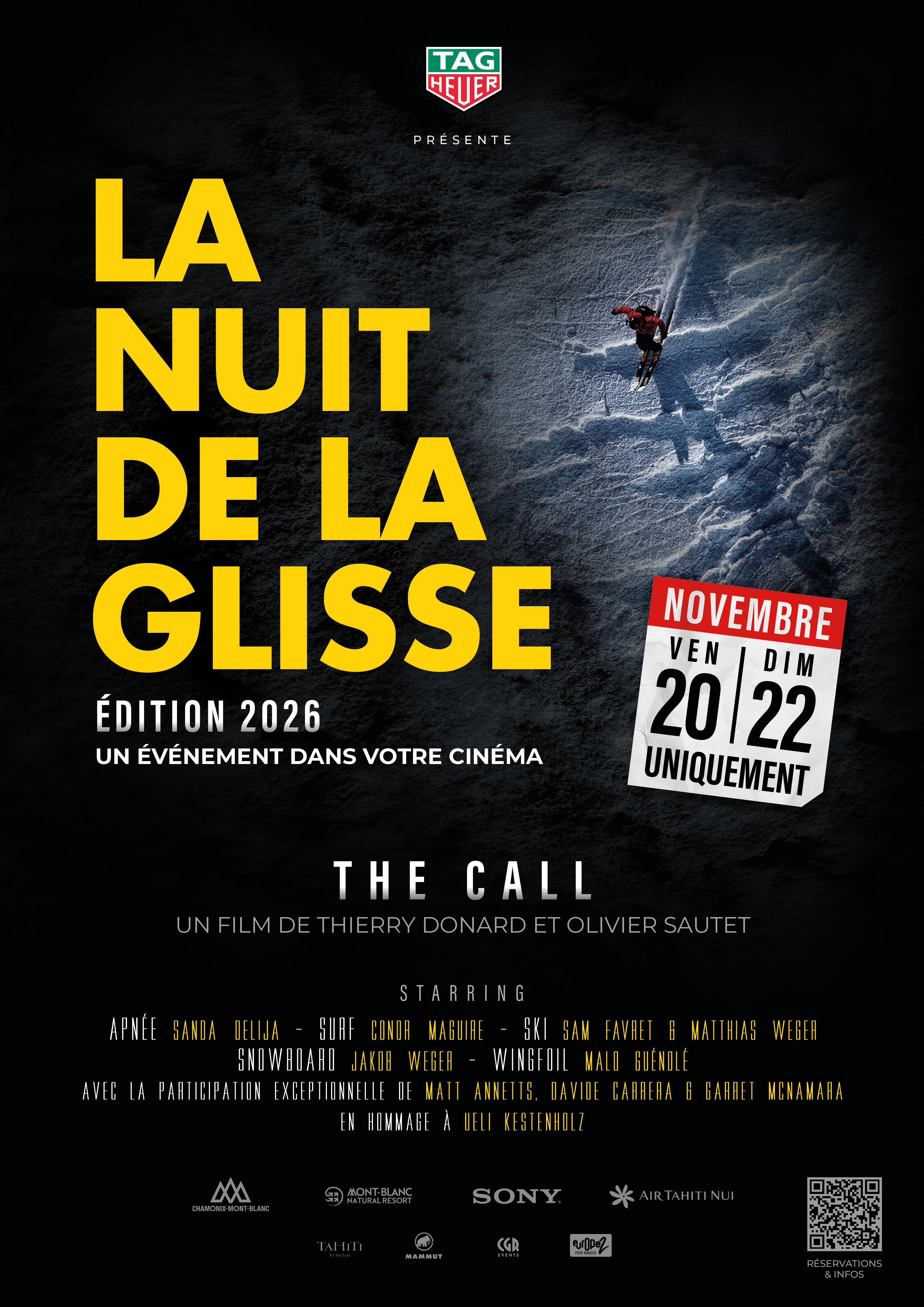 Affiche du film La Nuit De La Glisse - The Call - Édition 2026
